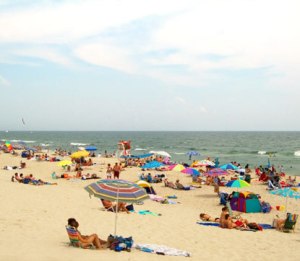Beach at the Jersey Shore